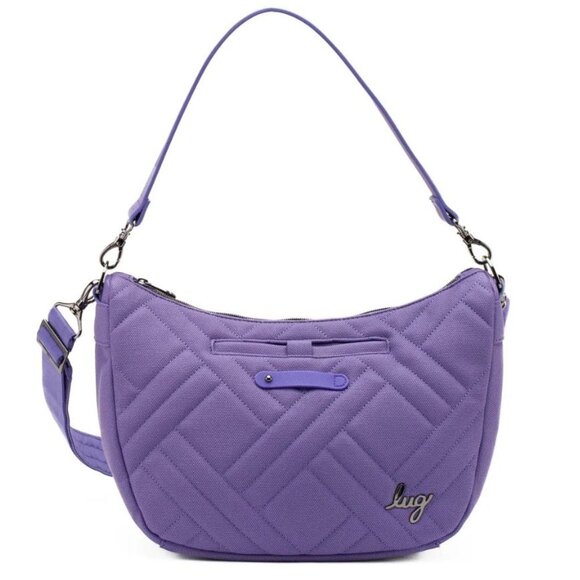 LUG Harmony Matte Luxe VL Crossbody Bag NWT - Amethyst Purple - Picture 2 of 4